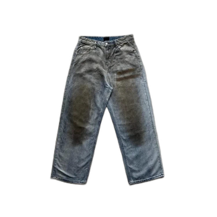 Balenciaga SS25 Distressed Washed Jeans