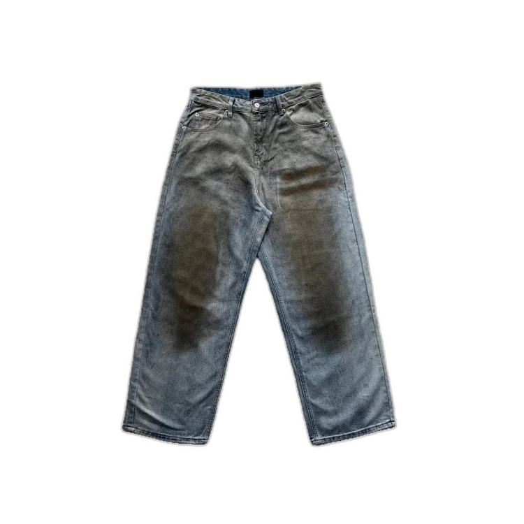 Balenciaga SS25 Distressed Washed Jeans