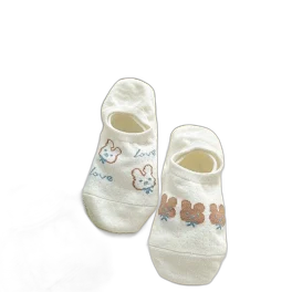 Cartoon Cotton No-Show Socks（10 pairs）
