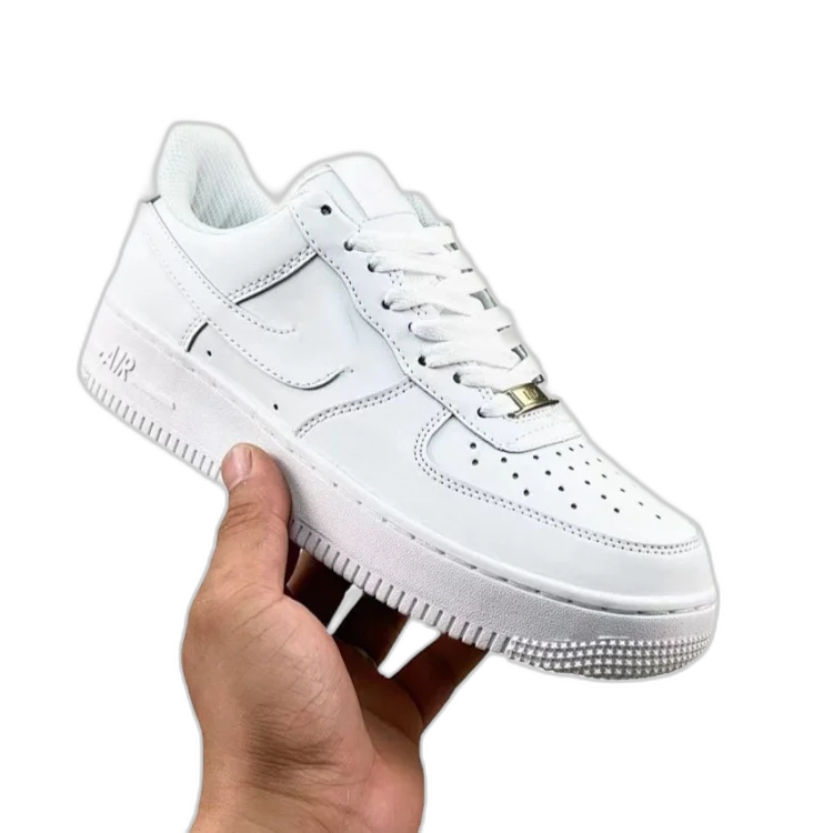 Classic White Air Force 1 Unisex Sneakers
