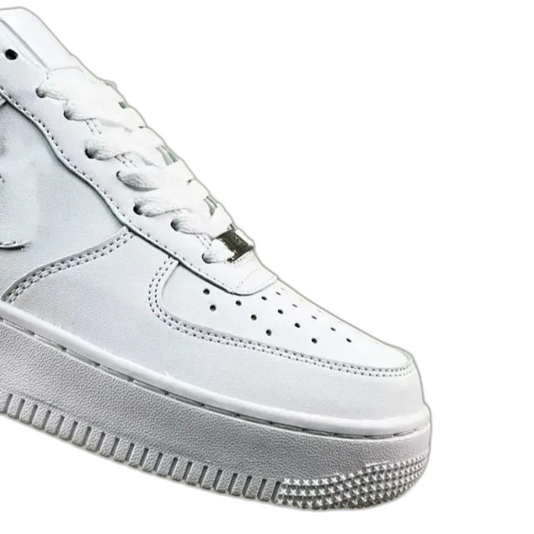 Classic White Unisex Air Force Sneakers