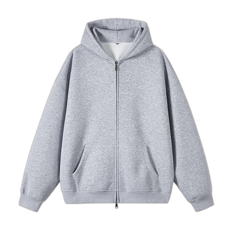 Couple's American Retro Heavyweight Double-Zip Hoodie