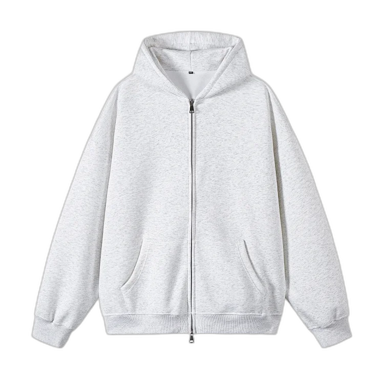 Couple's American Retro Heavyweight Double-Zip Hoodie