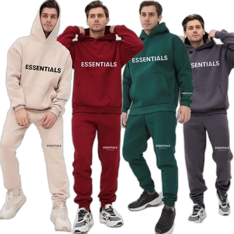 FER Essentials Logo Print Hoodie Set