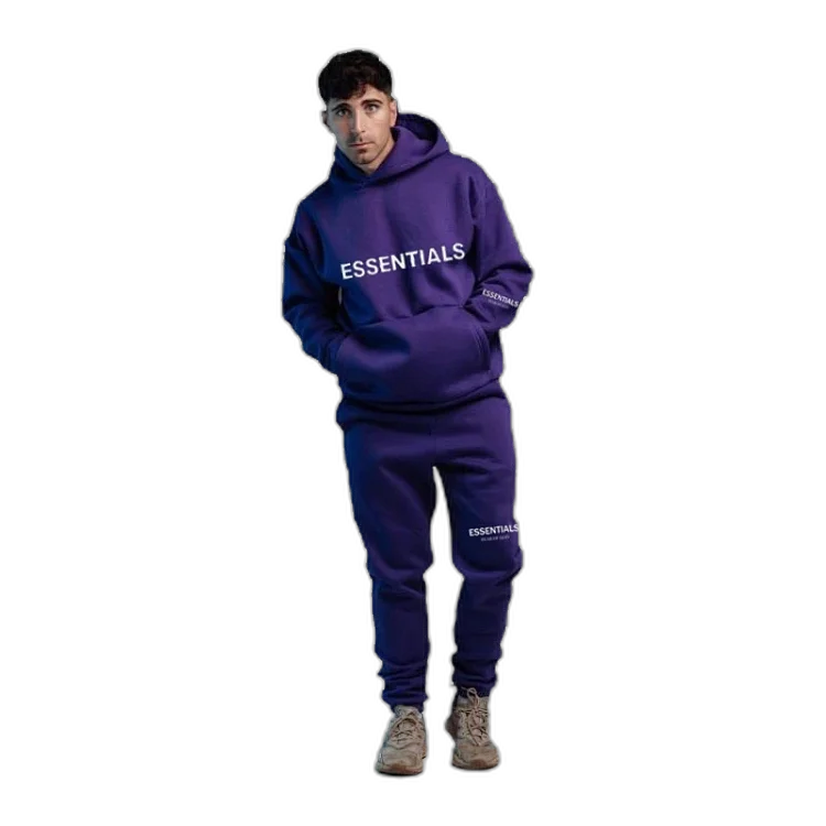 FER Essentials Logo Print Hoodie Set