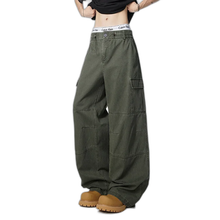 High - Street Retro Parachute Pants (Unisex)