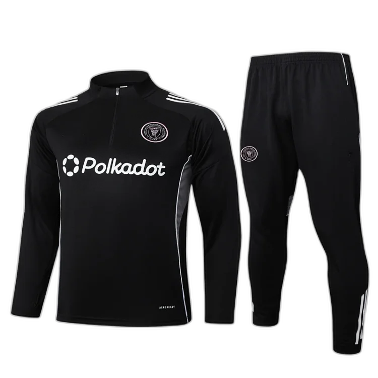 Long Sleeve Half Zip Football Training Jersey