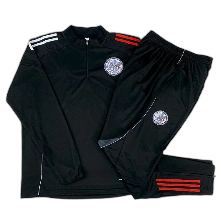 Long Sleeve Half Zip Football Training Jersey