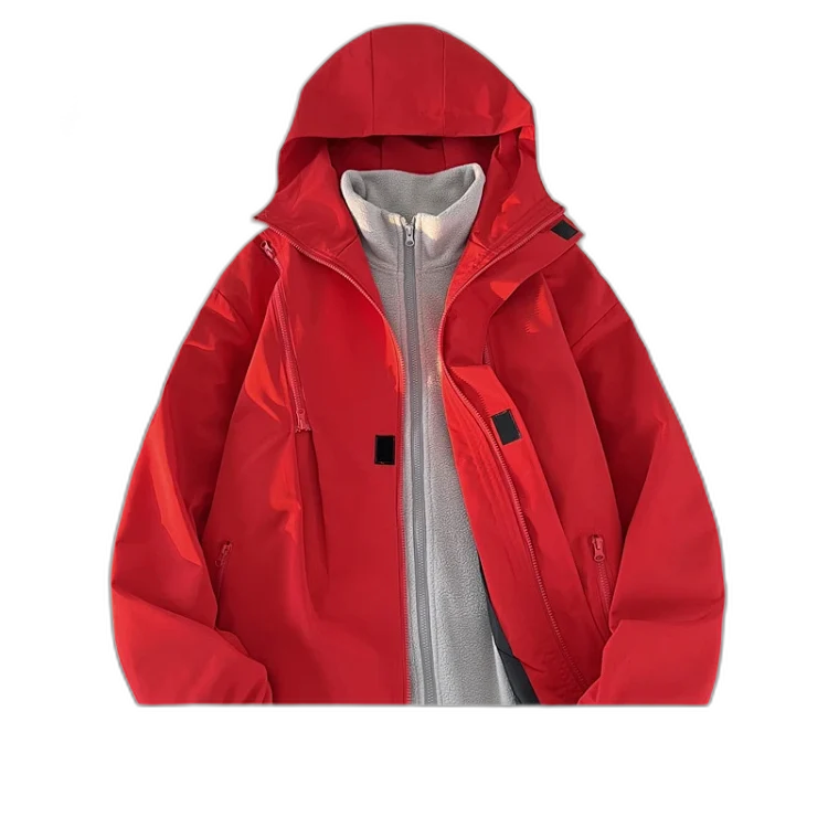 Men's 3-in-1 Waterproof Windproof Outdoor Jacket