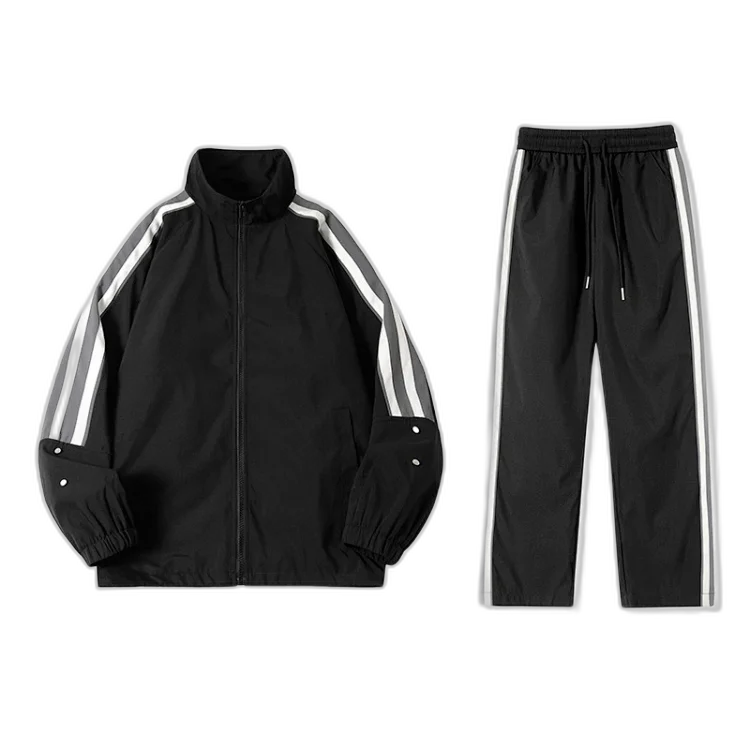 Men's Trendy Collar Jacket & Pants Set