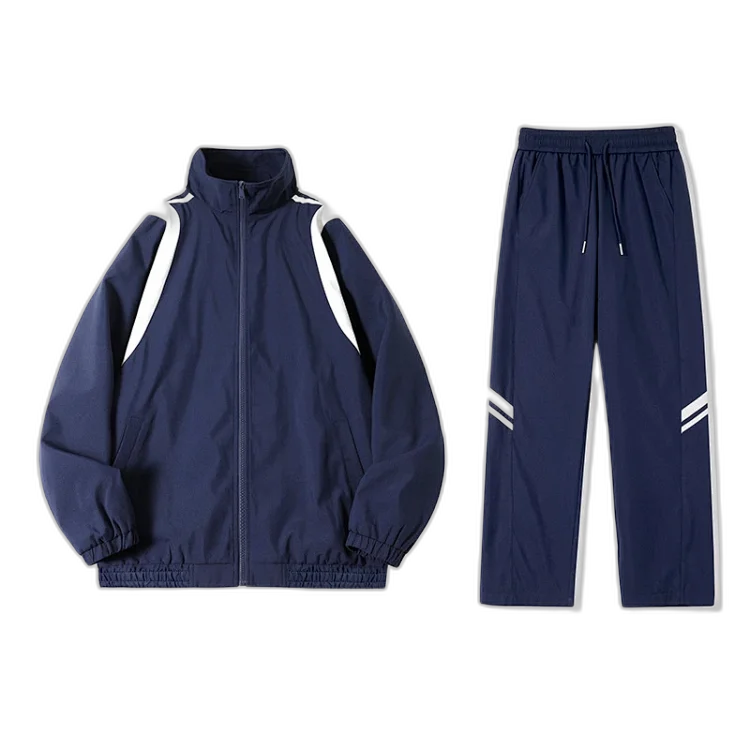 Men's Trendy Collar Jacket & Pants Set