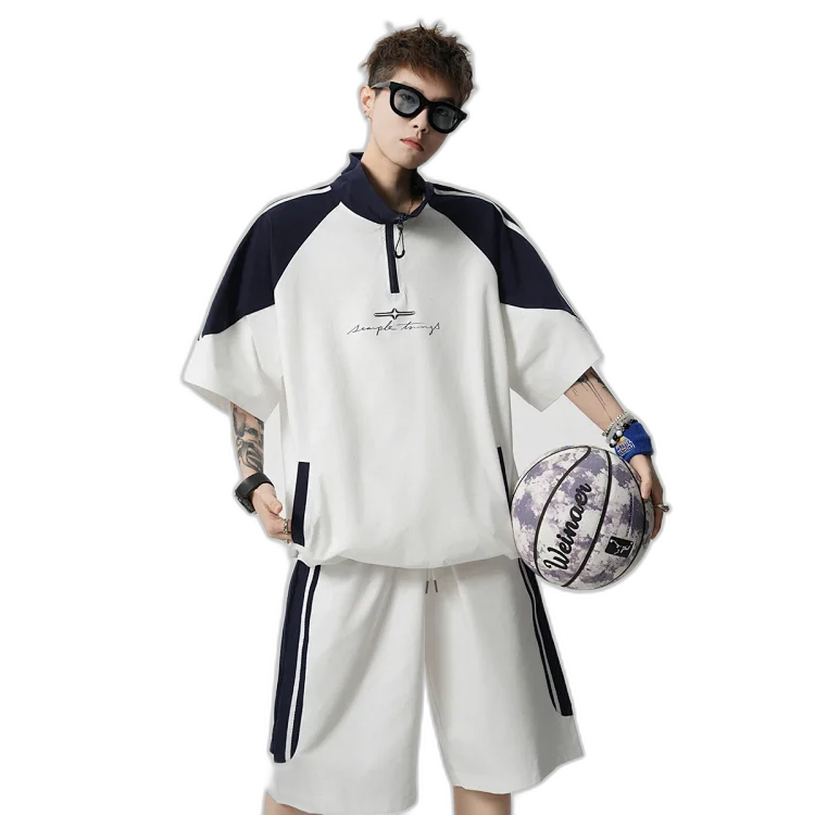 Trendy Oversized Foam-Print Hoodie Set